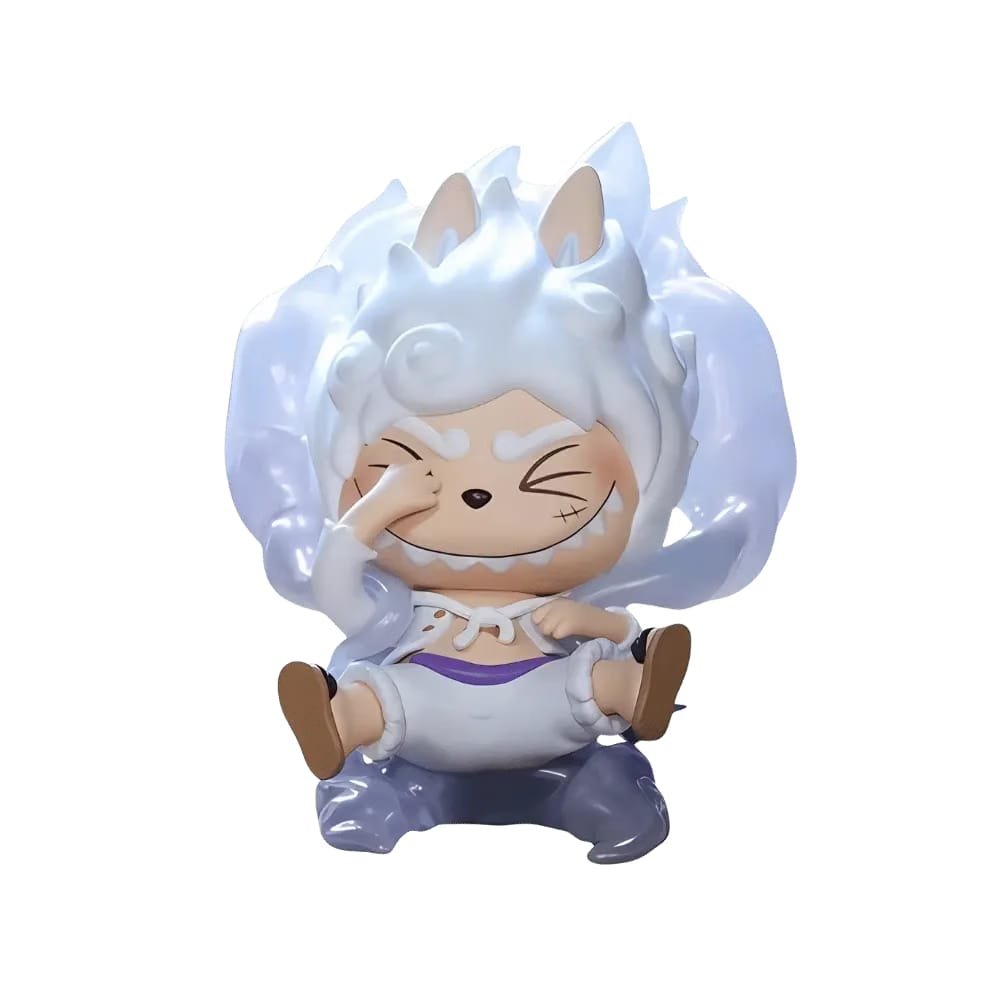Pop Mart Labubu The Monsters x One Piece Series Monkey.D.Luffy Gear 5 (Secret Edition) Figure
