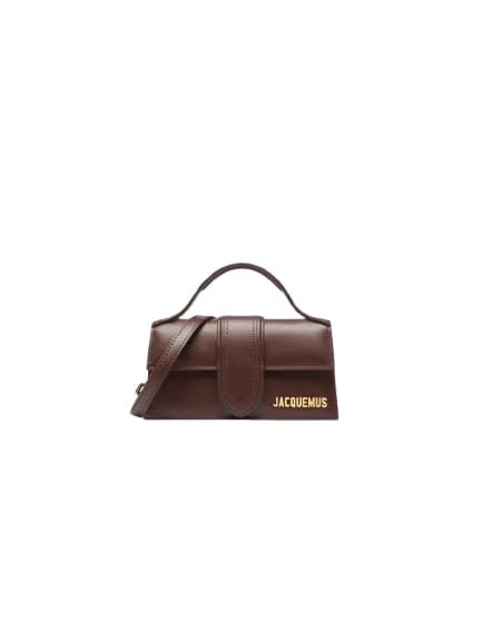 Jacquemus The Bambino Small flap Bag Brown