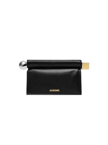 Jacquemus The Rond Carré clutch Take-out clutch black