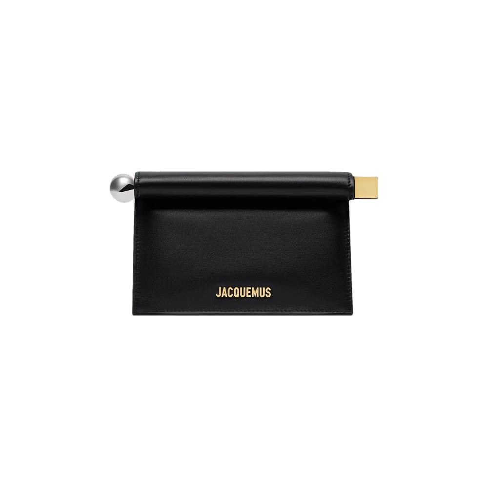 Jacquemus The Rond Carré clutch Take-out clutch black