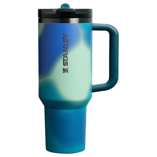 The New Frequency Quencher ProTour Flip Straw Tumbler Coastal Teal Motion