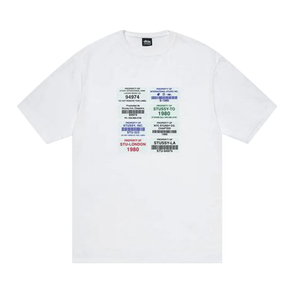 Stussy Codes T-Shirt White