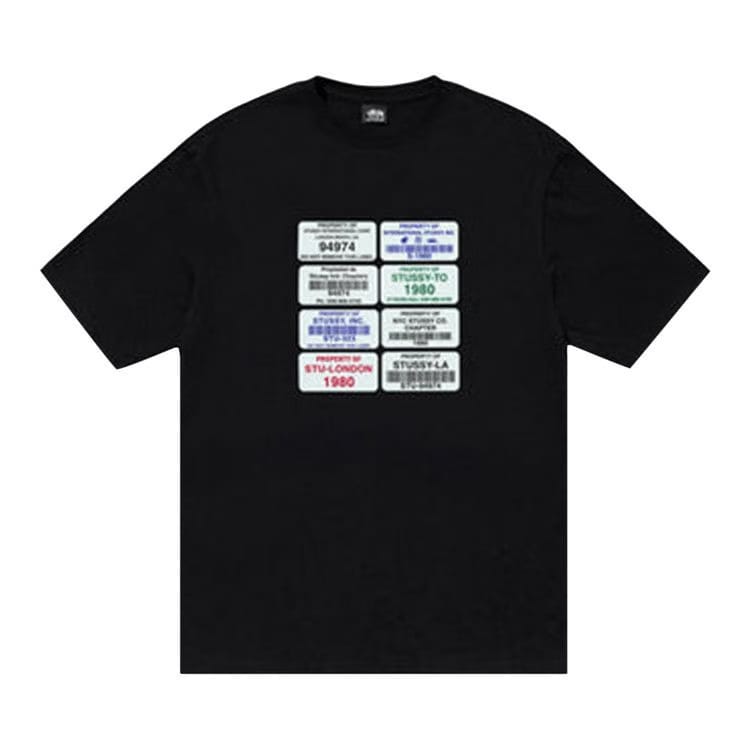 Stussy Codes T-Shirt Black