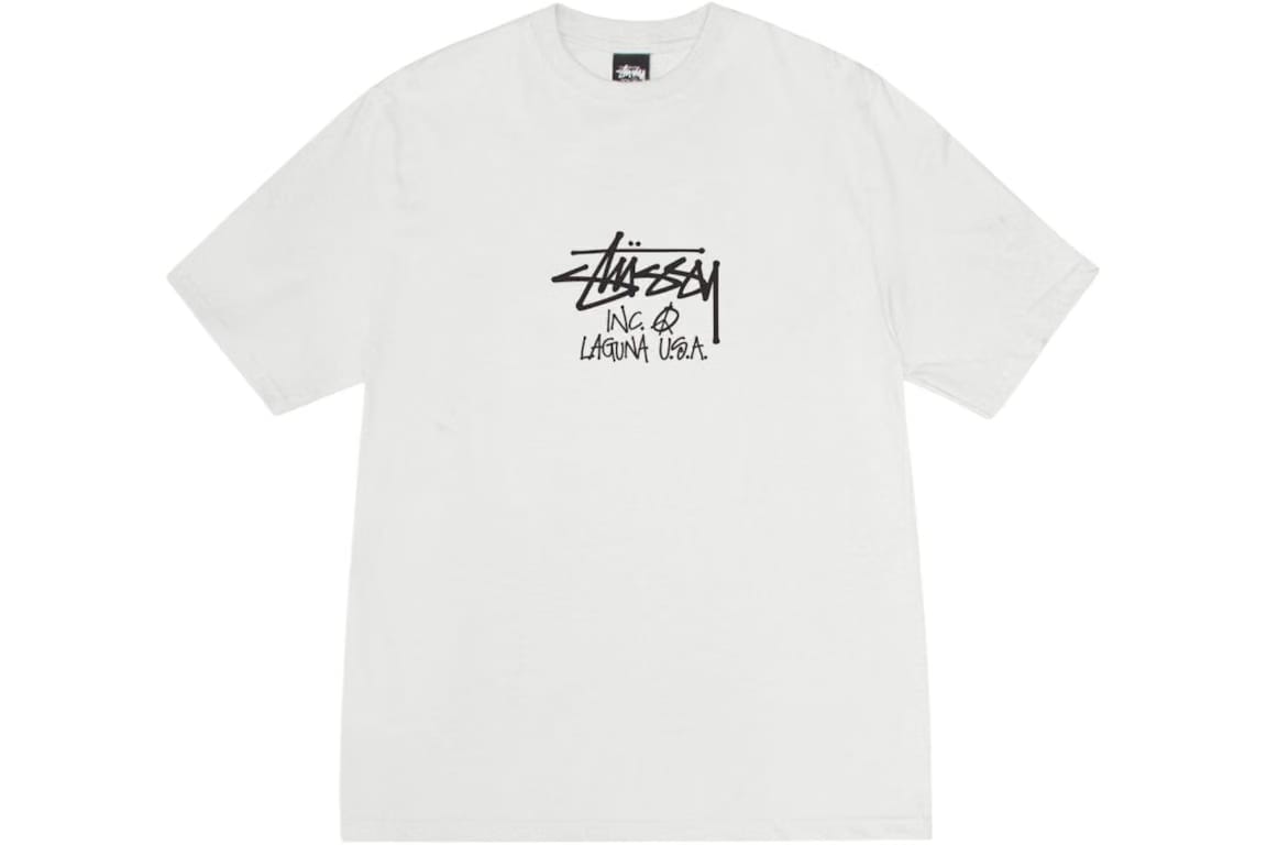 Stussy Laguna USA Pigment Dyed T-Shirt Natural
