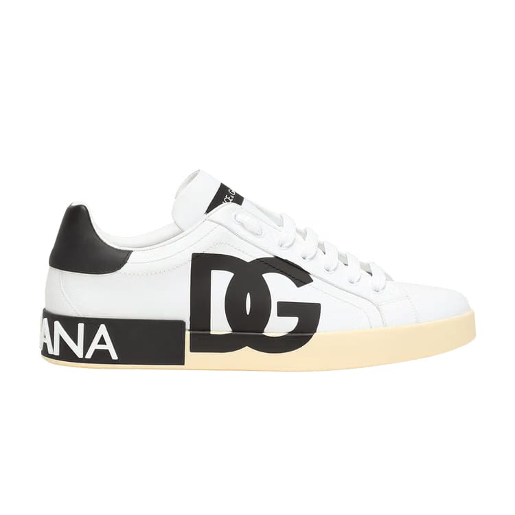 Dolce & Gabbana Portofino Low DG Logo Print - Black