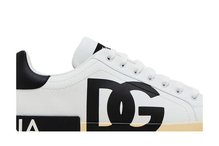 Dolce & Gabbana Portofino Low DG Logo Print - Black