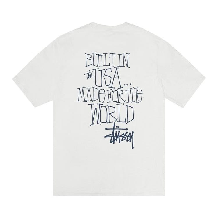 Stussy Built In USA Pigment Dyed T-Shirt Natural