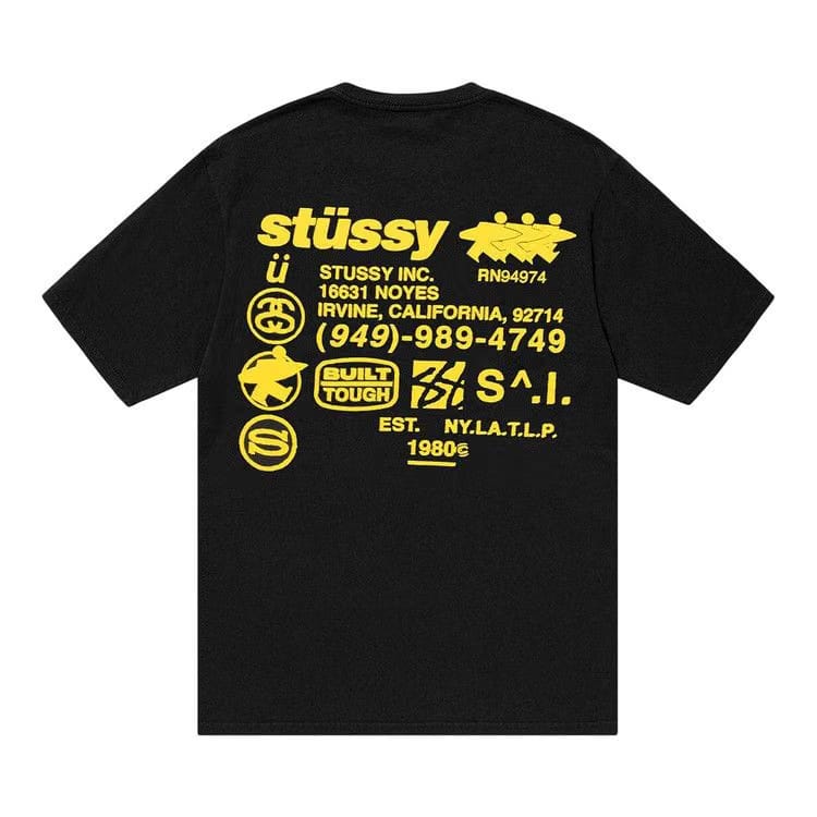 Stussy DNA Pigment Dyed T-Shirt Black