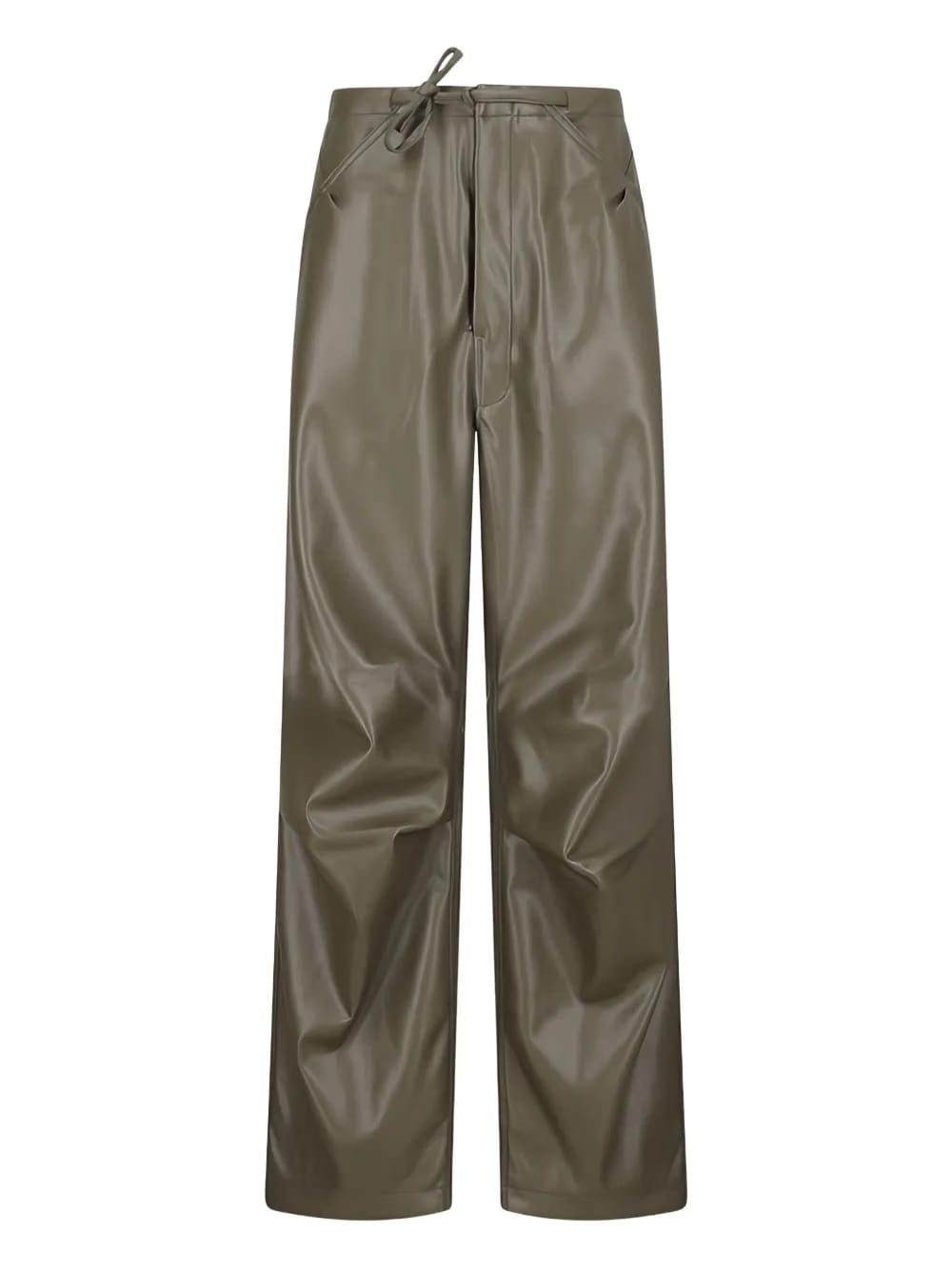 drawstring-fastening trousers