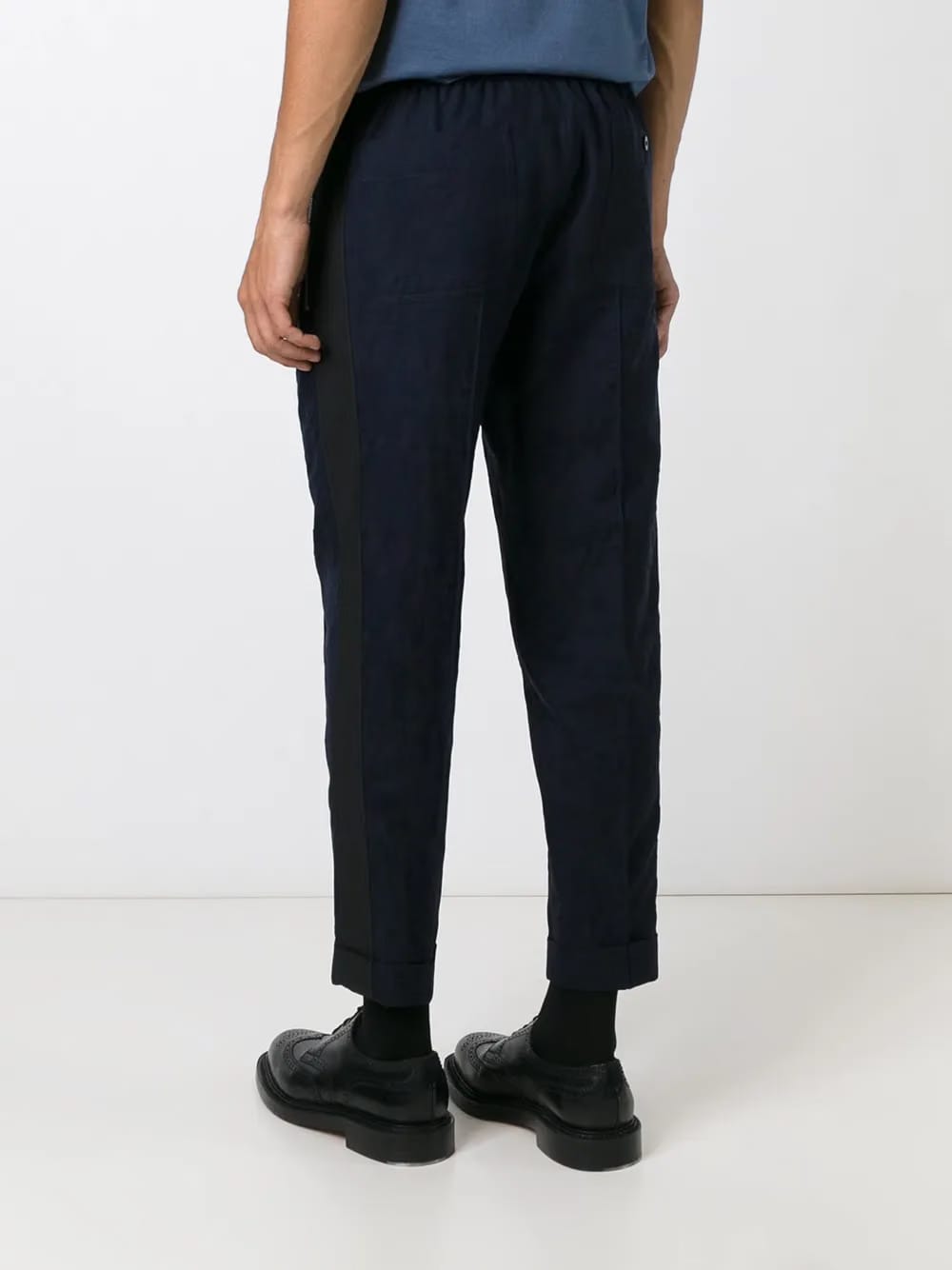 tapered cropped trousers