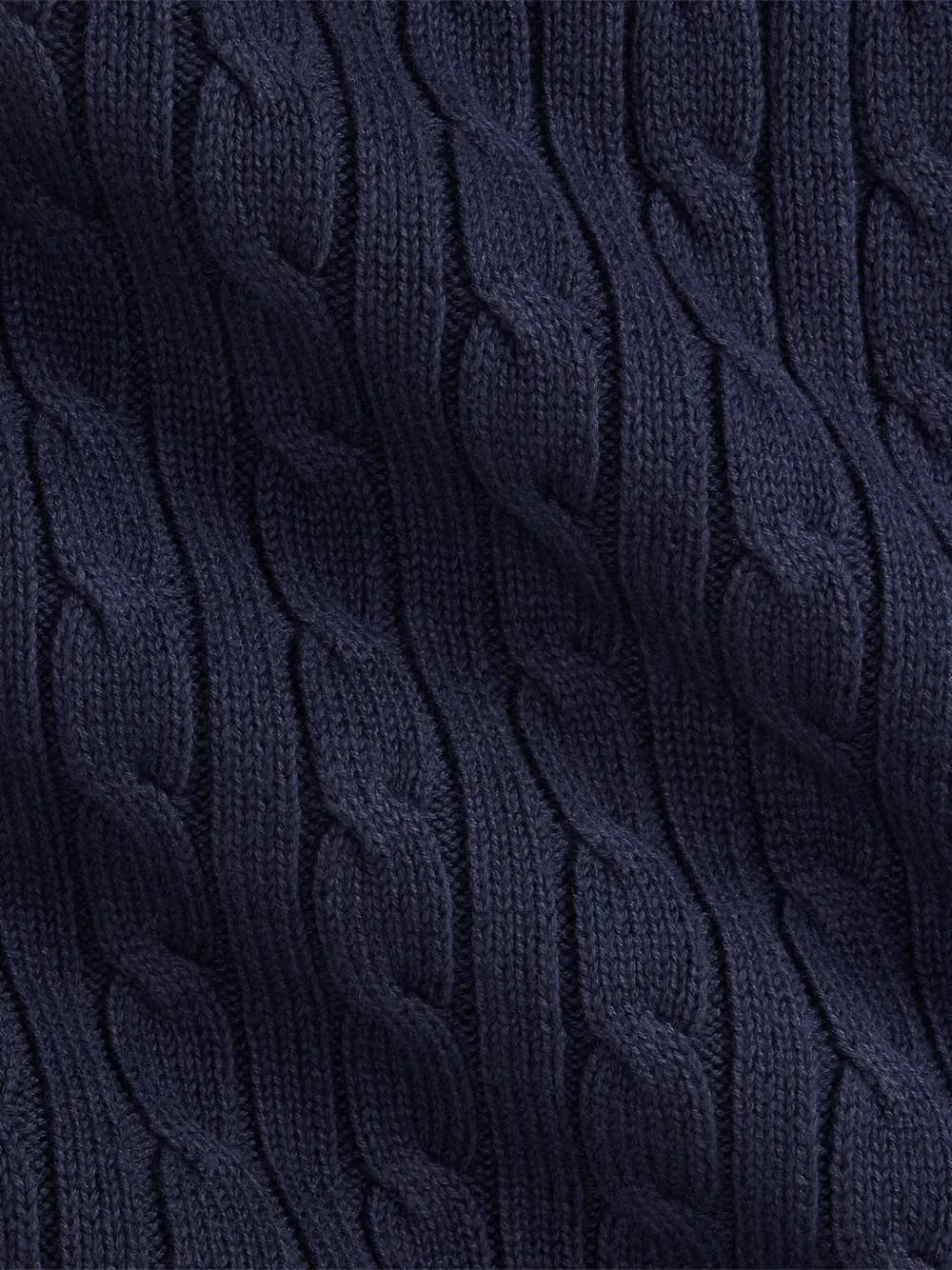 cable-knit blanket