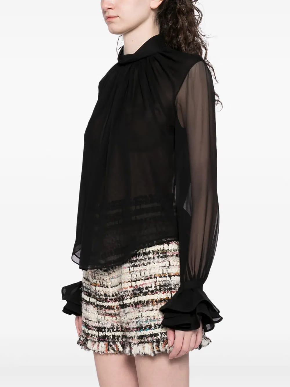 semi-sheer top