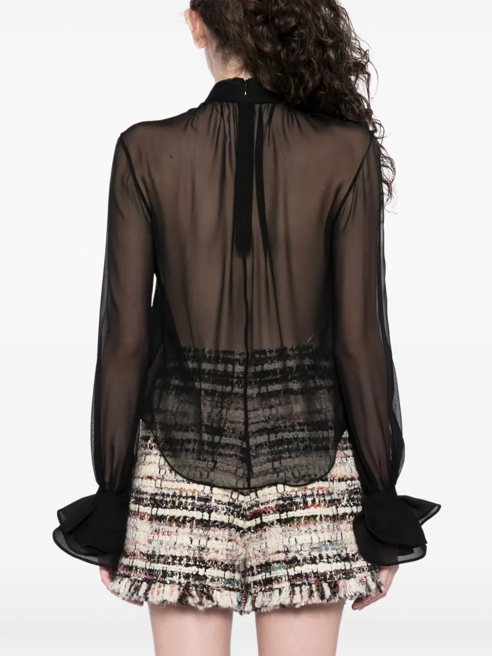 semi-sheer top