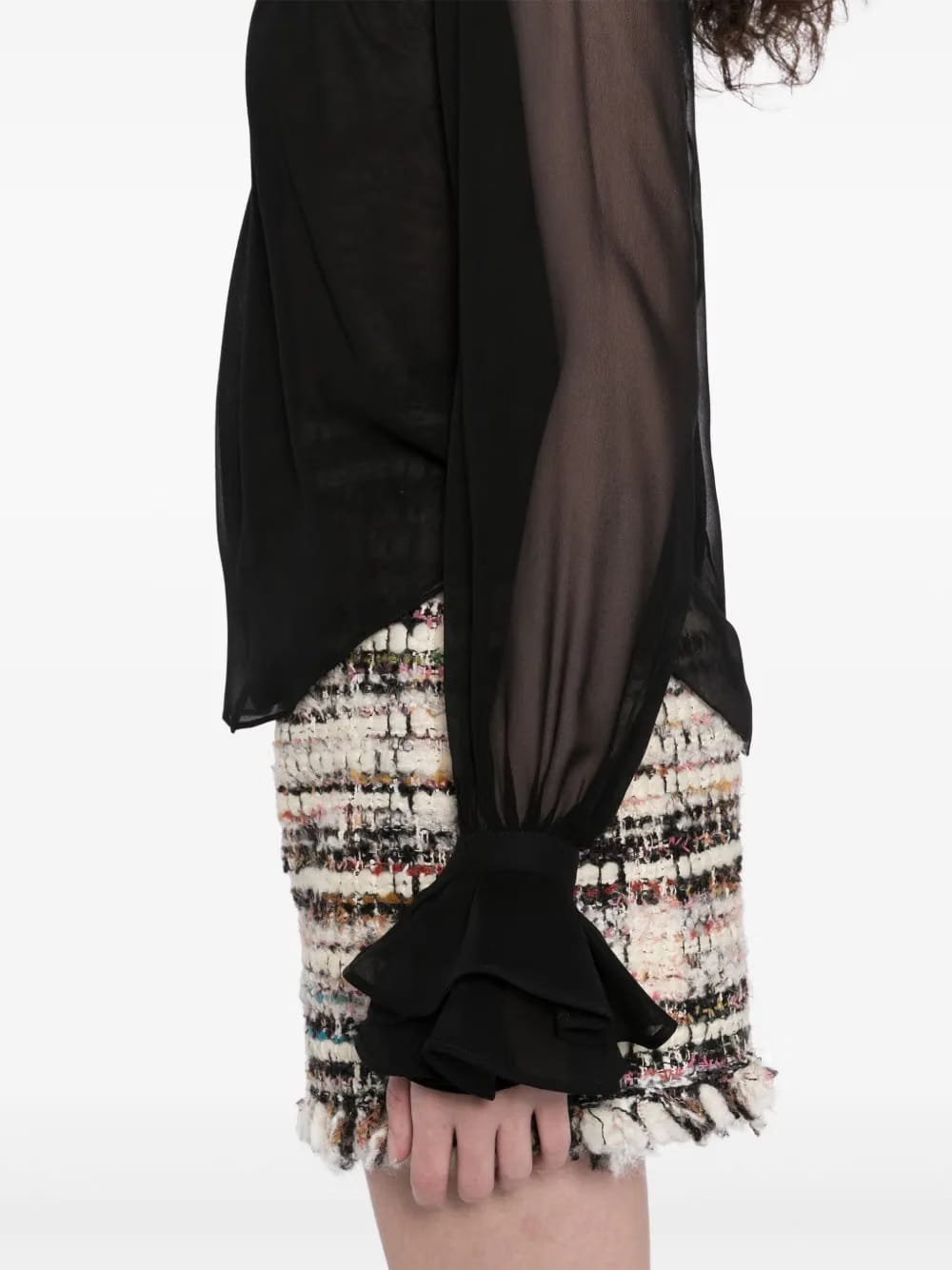 semi-sheer top