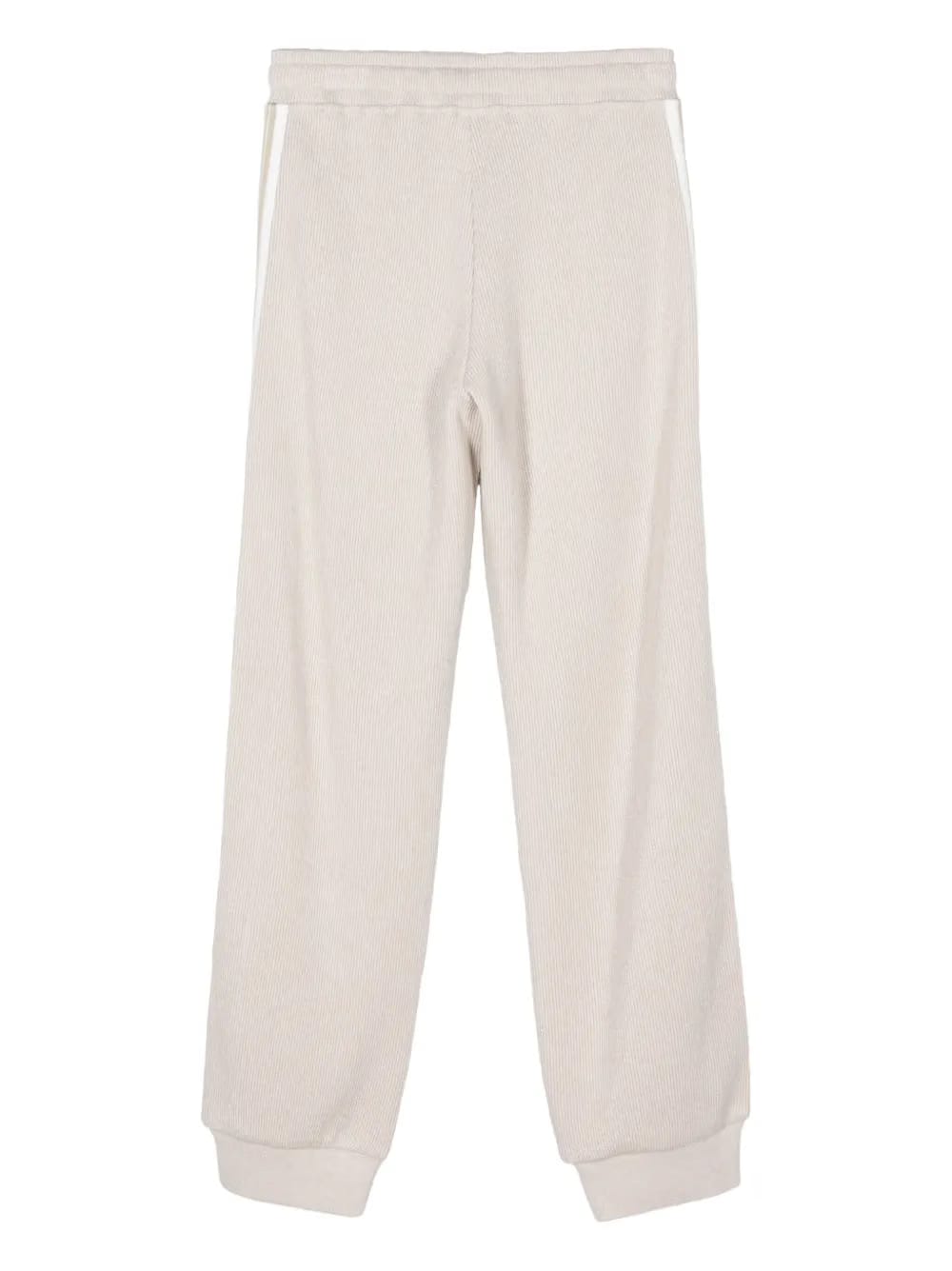 ribbed-knit sweatpants