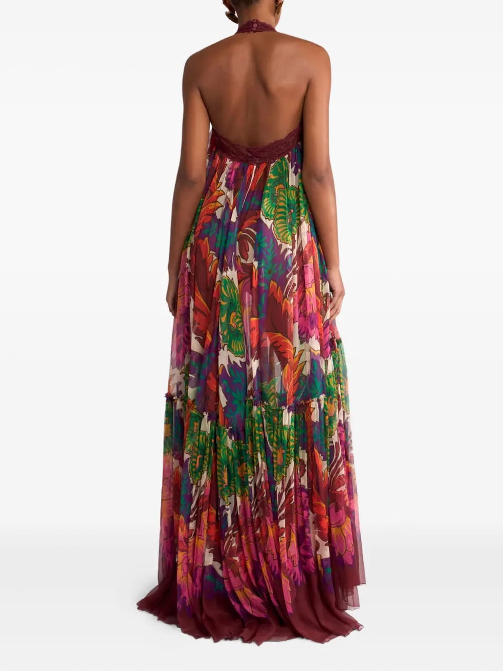 lace-trim dress
