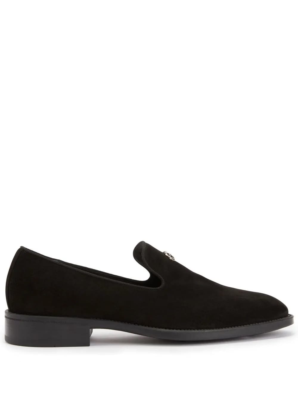 Imrham logo-plaque suede loafers