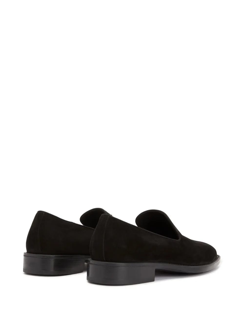 Imrham logo-plaque suede loafers