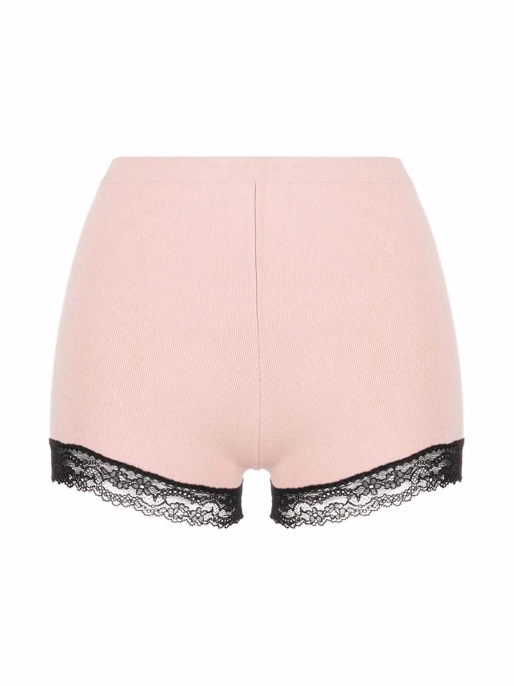 floral-lace bandeau top and shorts set