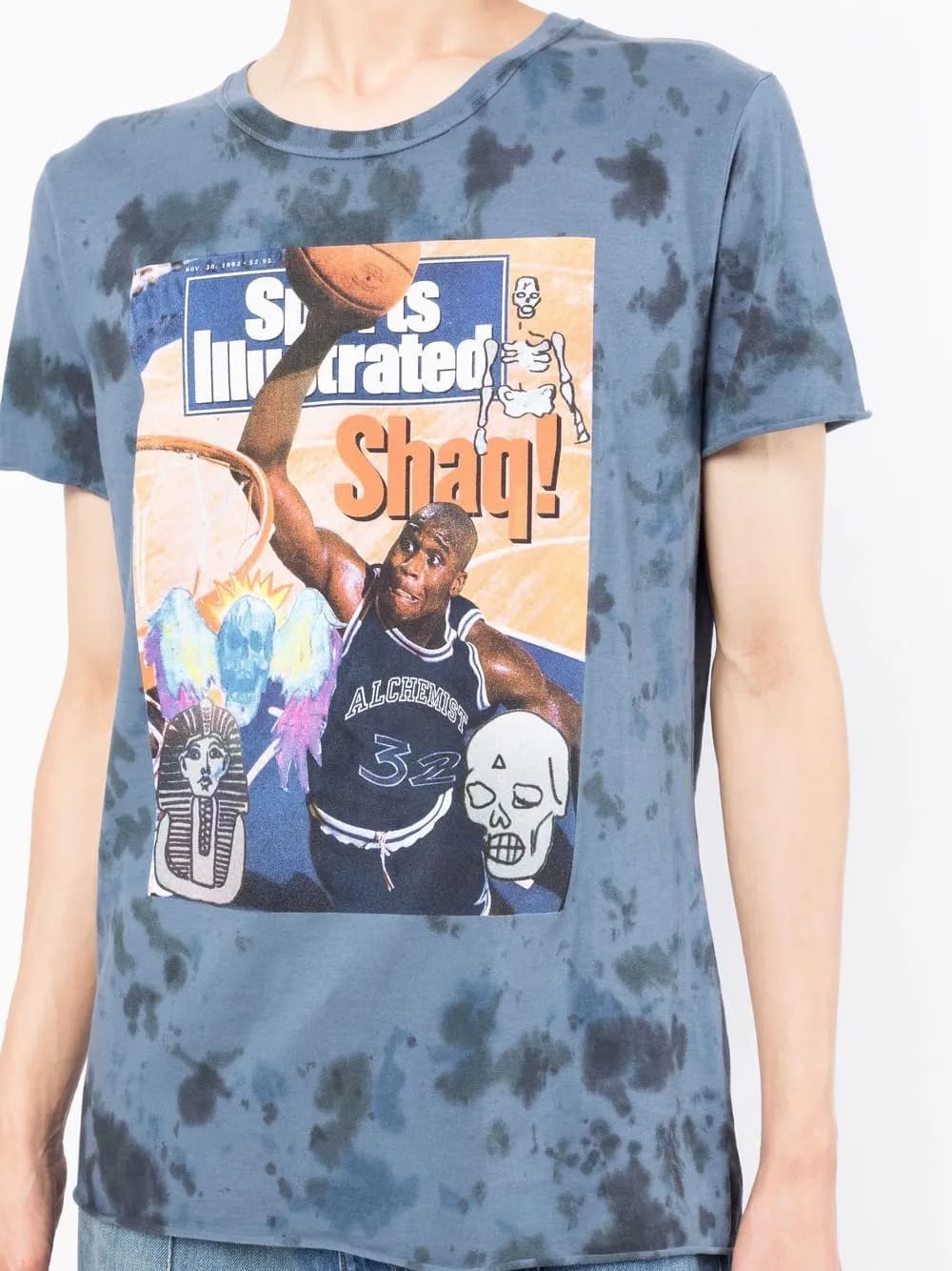 graphic print tie-dye T-Shirt