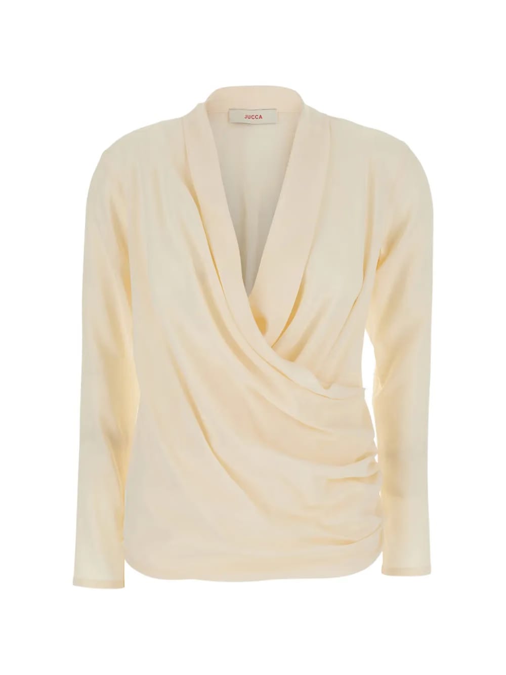 draped blouse