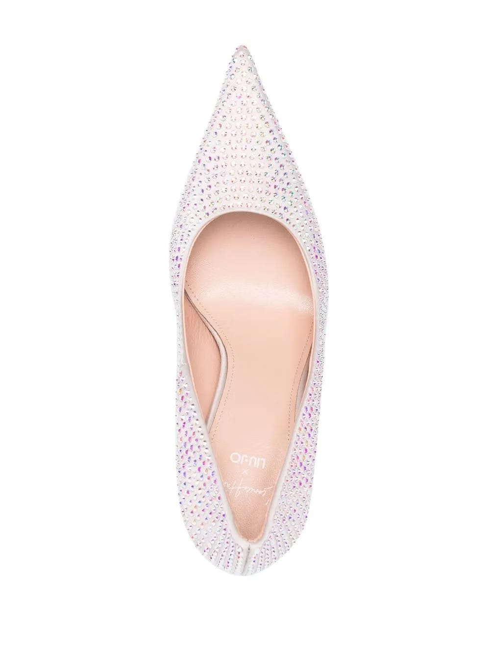 x Leonie Hanne crystal-embellished 100mm pumps