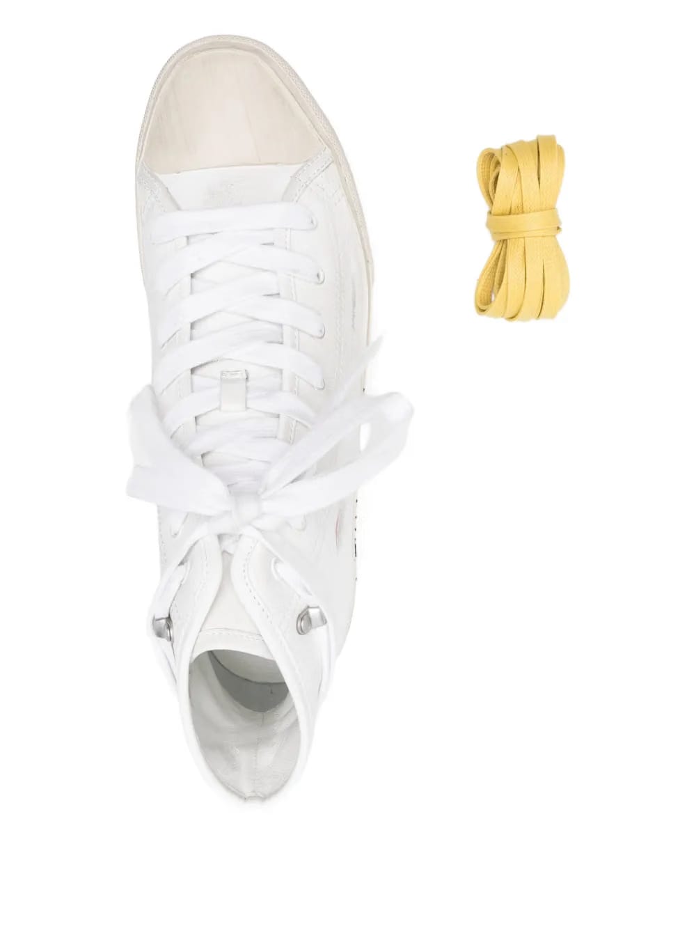 high-top graphic sneakers