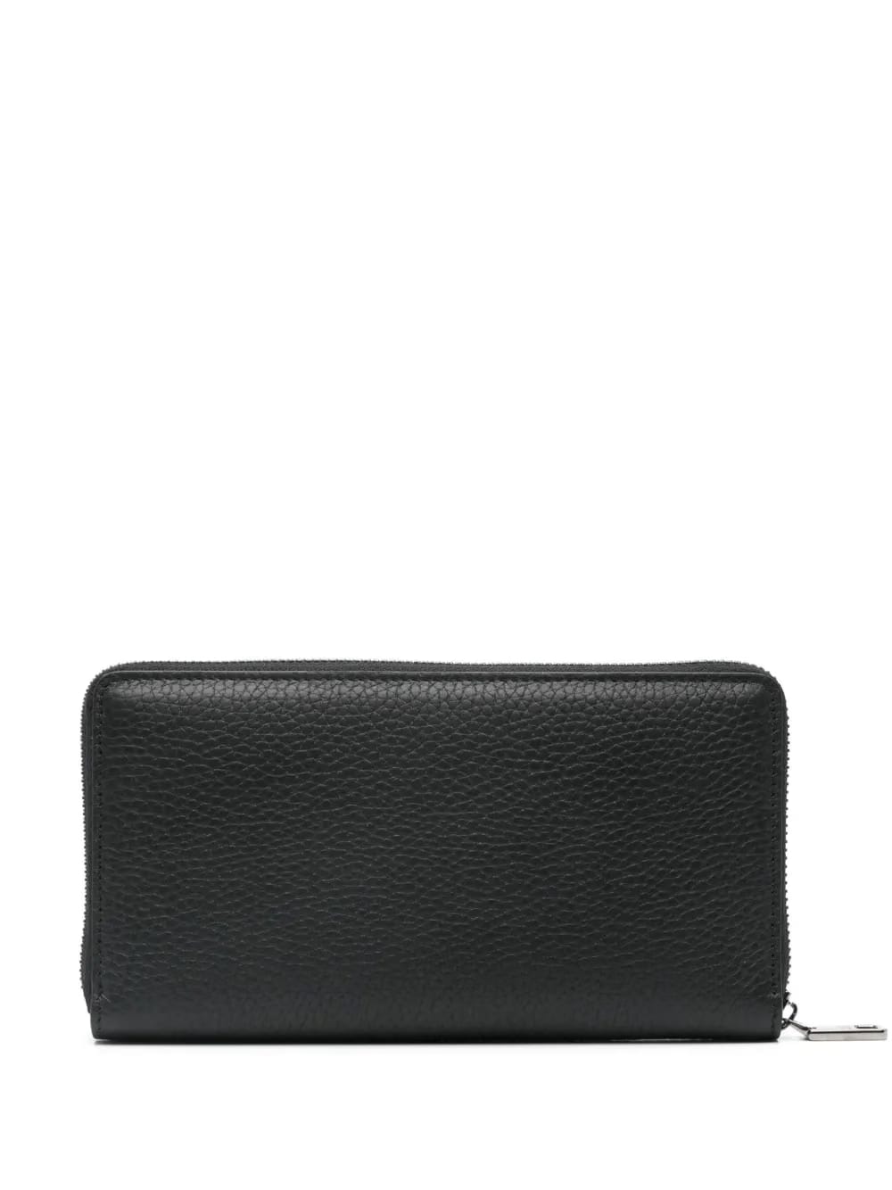 embossed-logo leather wallet