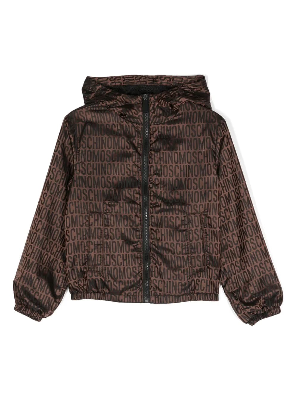 all-over jacquard-logo jacket
