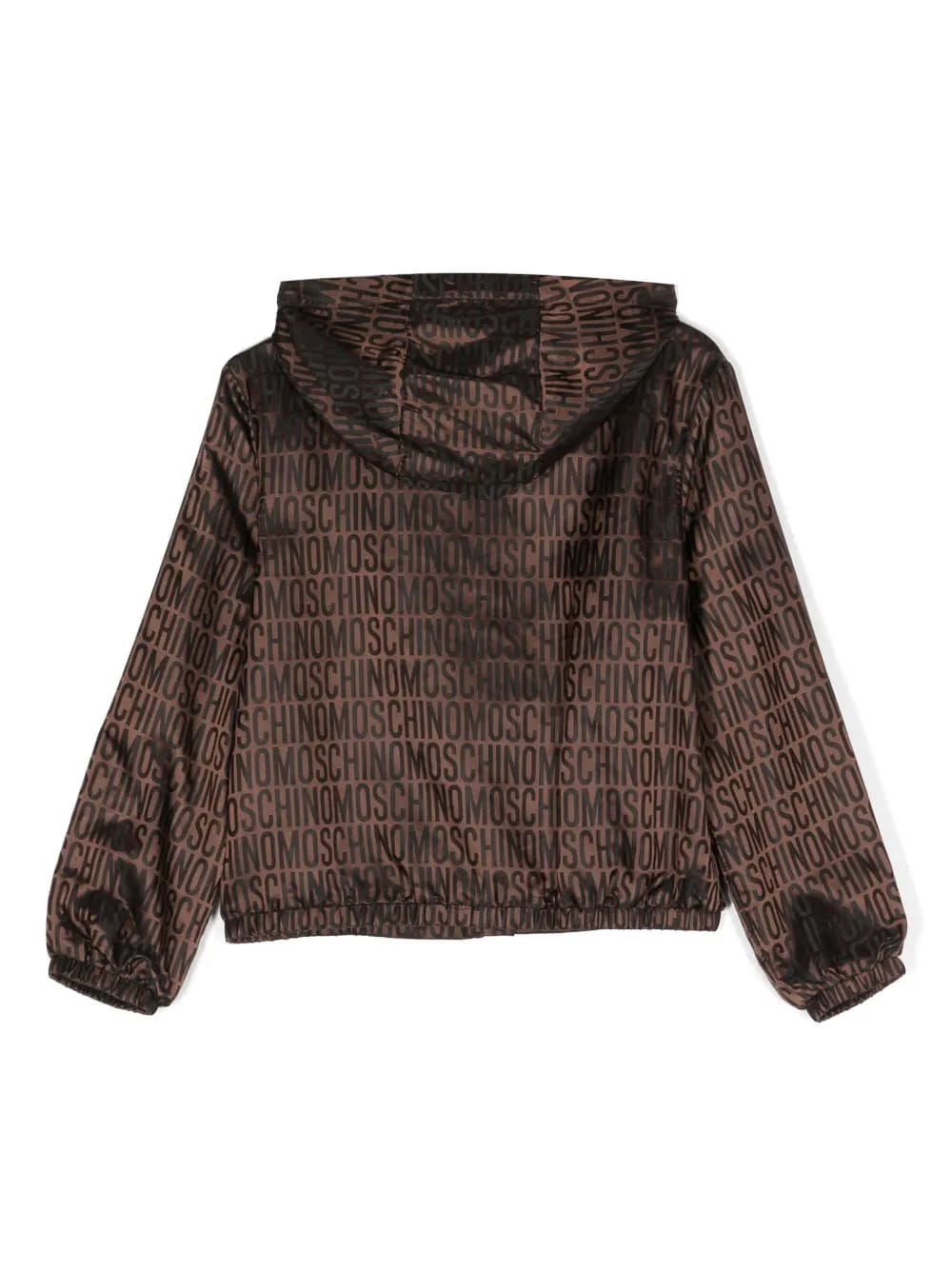 all-over jacquard-logo jacket