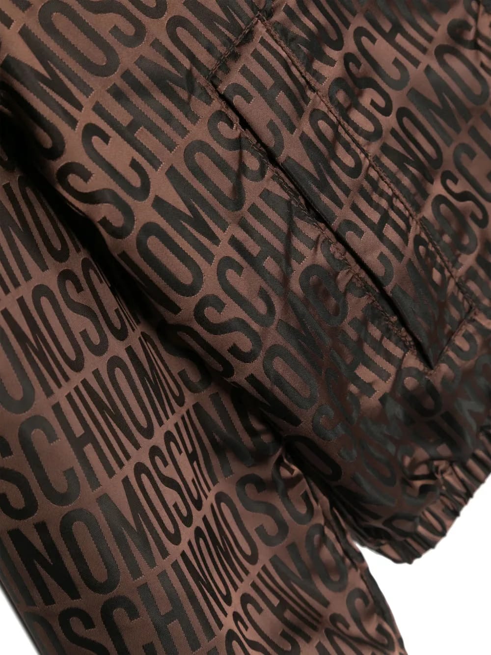 all-over jacquard-logo jacket