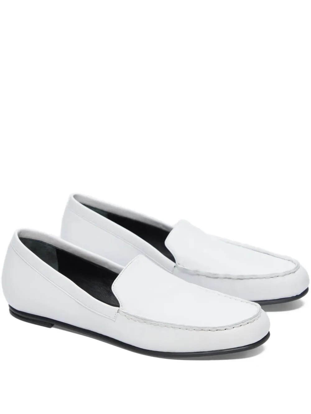 Boros LDS topstitching loafers