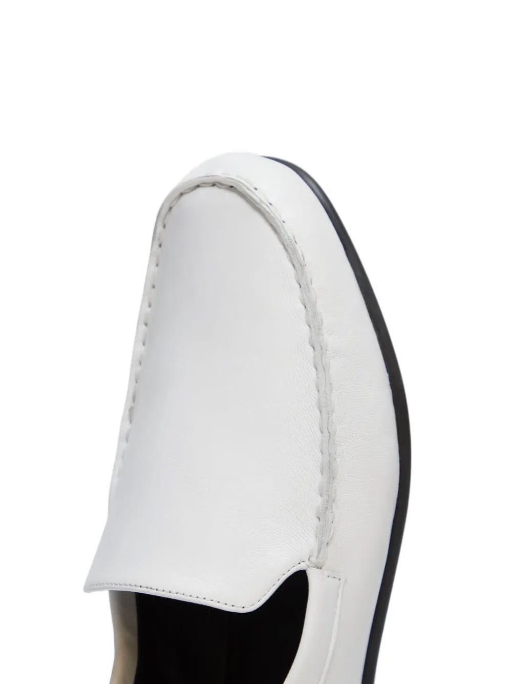 Boros LDS topstitching loafers