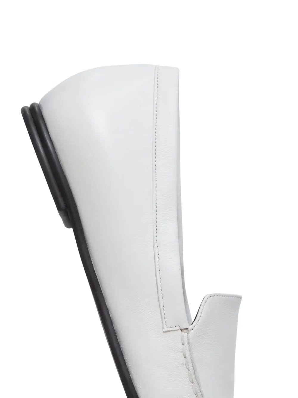 Boros LDS topstitching loafers