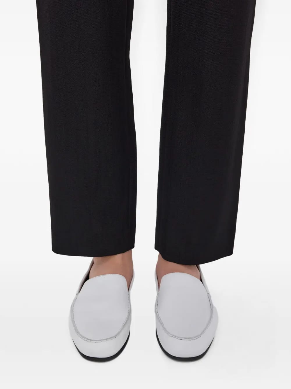 Boros LDS topstitching loafers