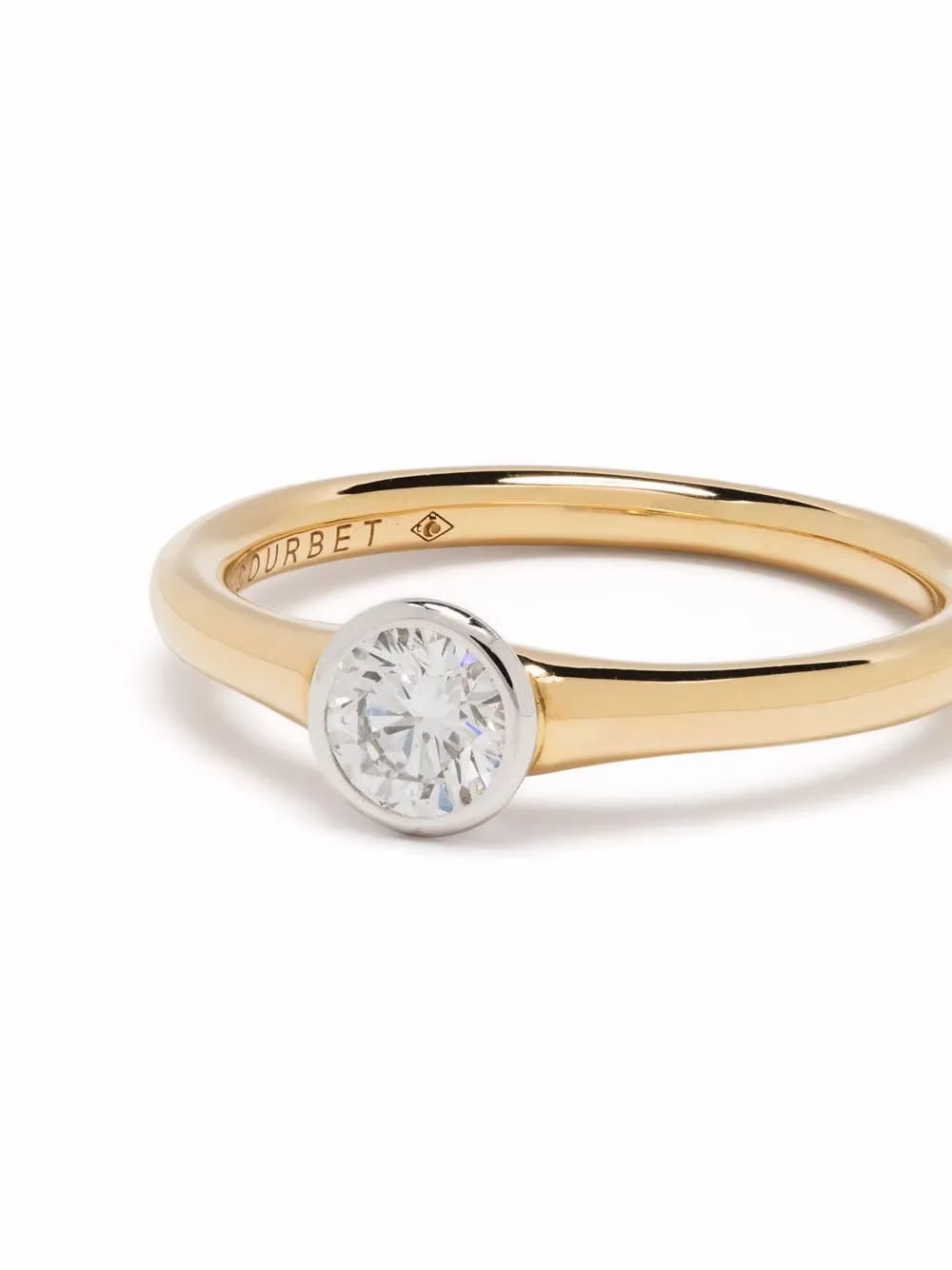 18kt recycled yellow gold Origine laboratory-grown diamond ring
