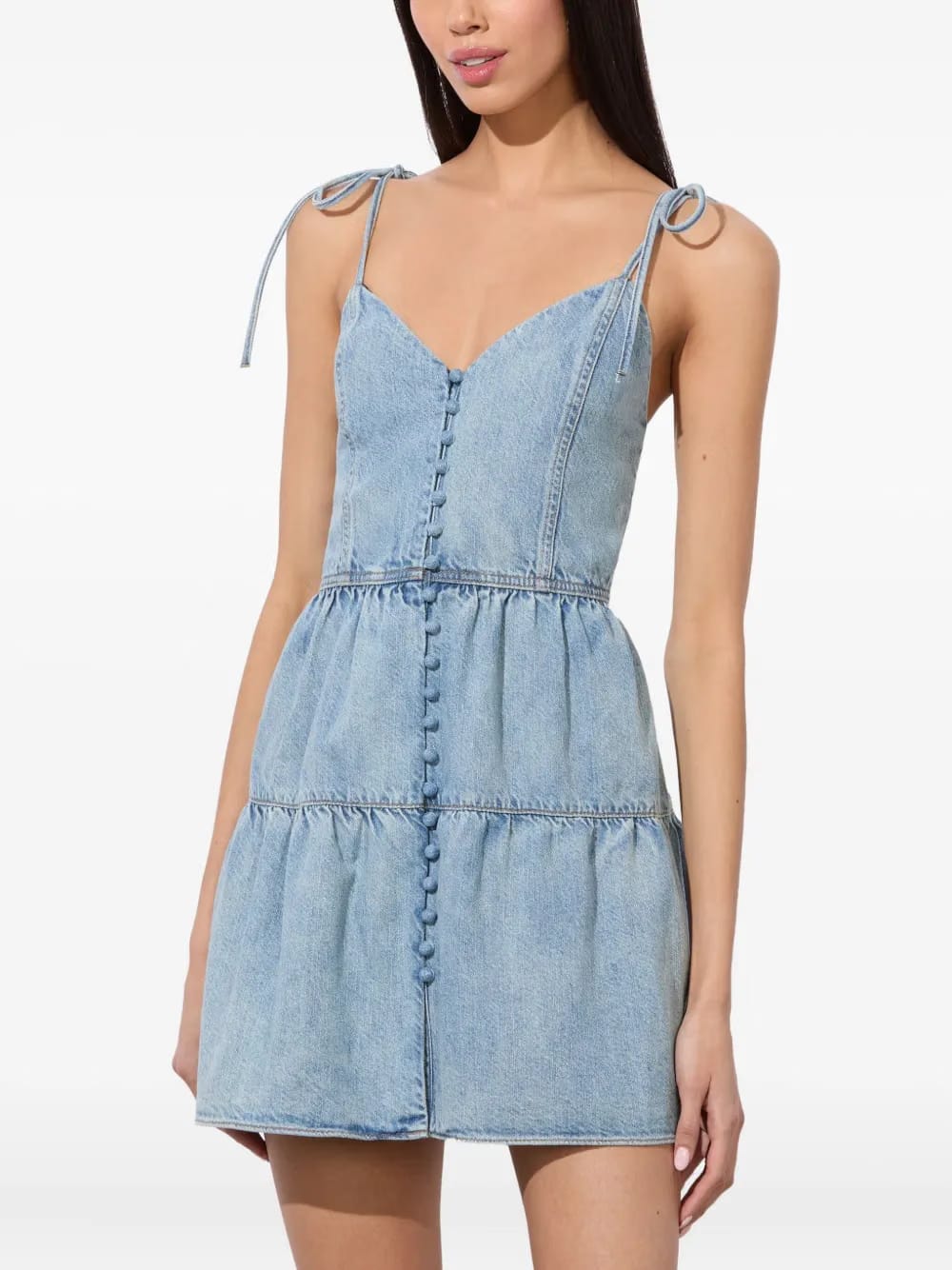 Shanti denim mini dress