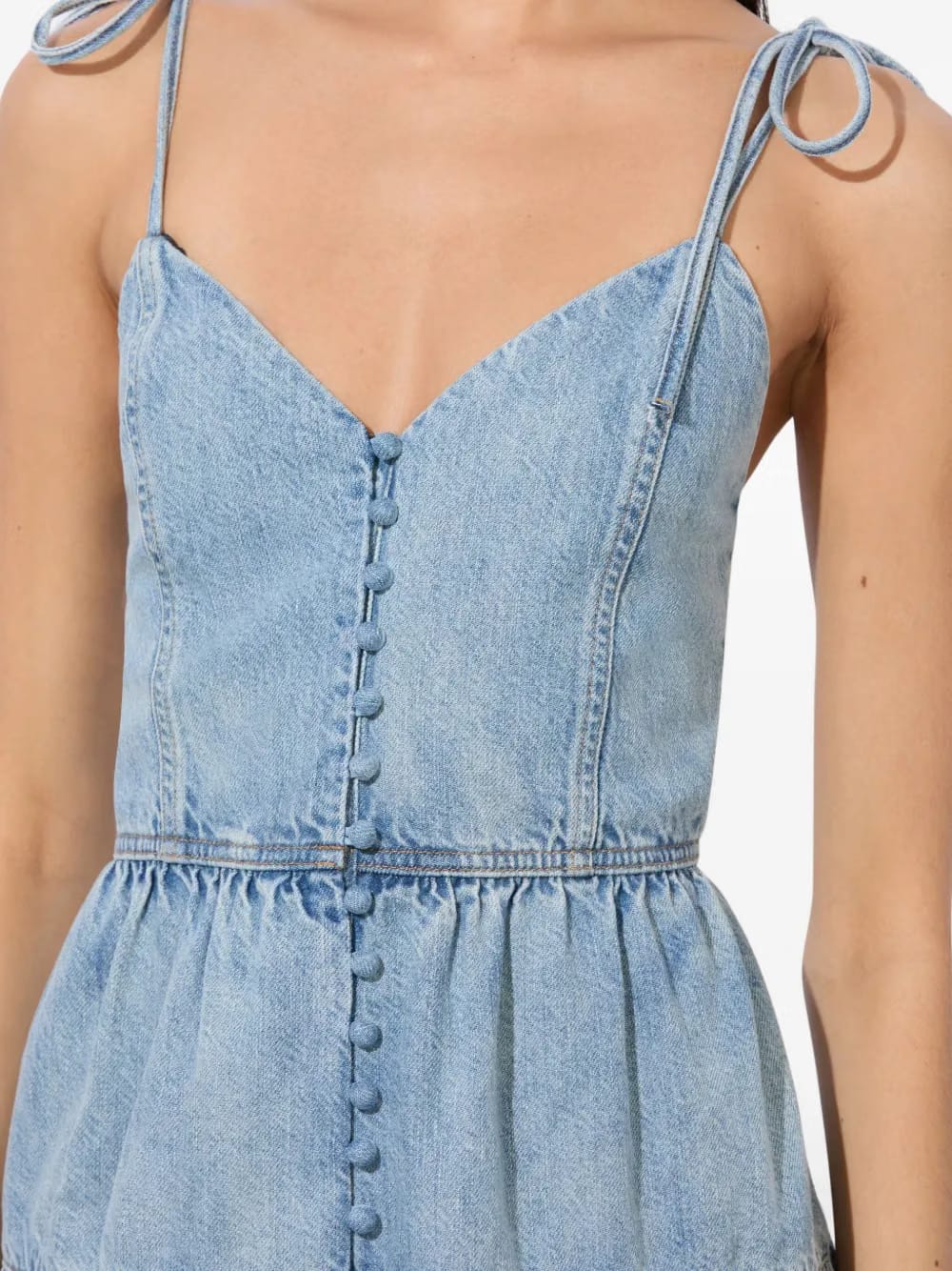 Shanti denim mini dress
