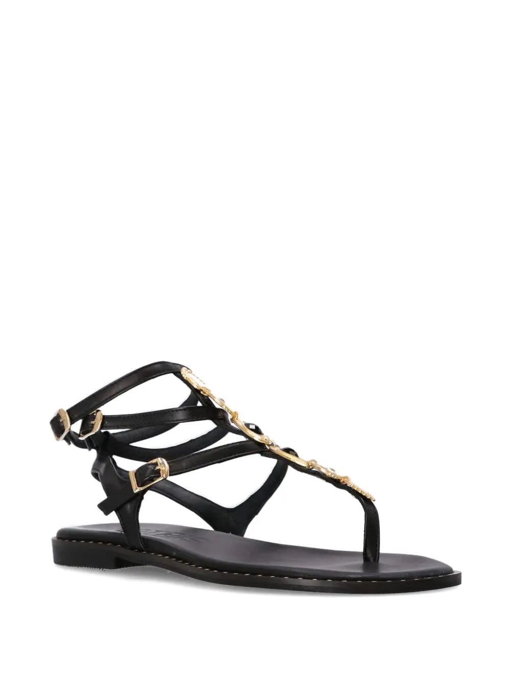 embellishment buckle sandals