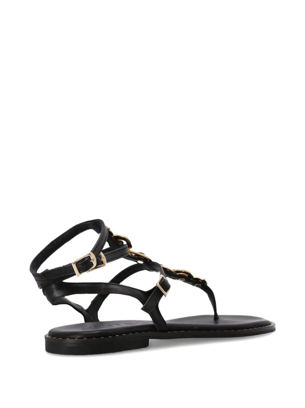 embellishment buckle sandals