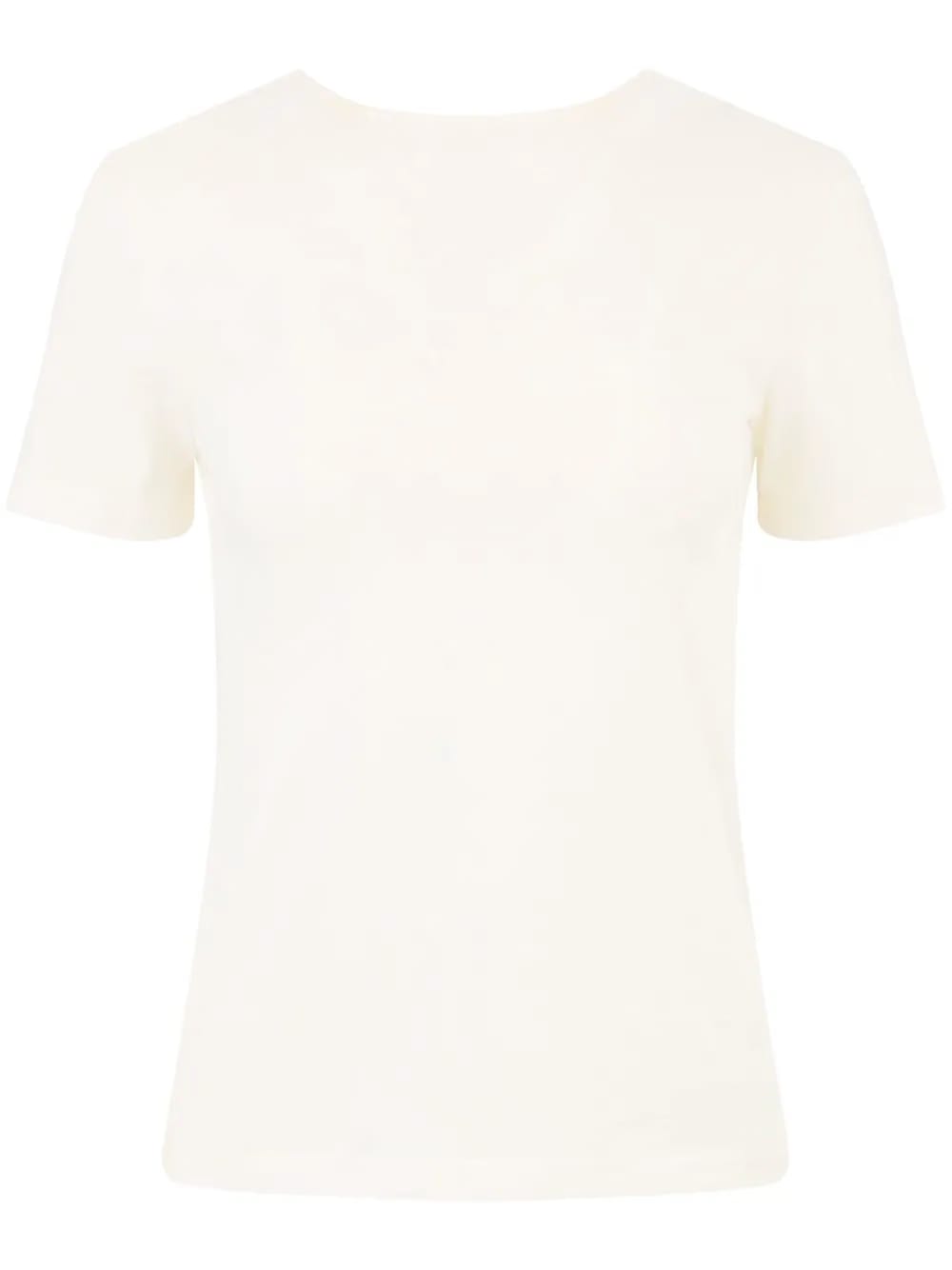 plunging draped back T-Shirt