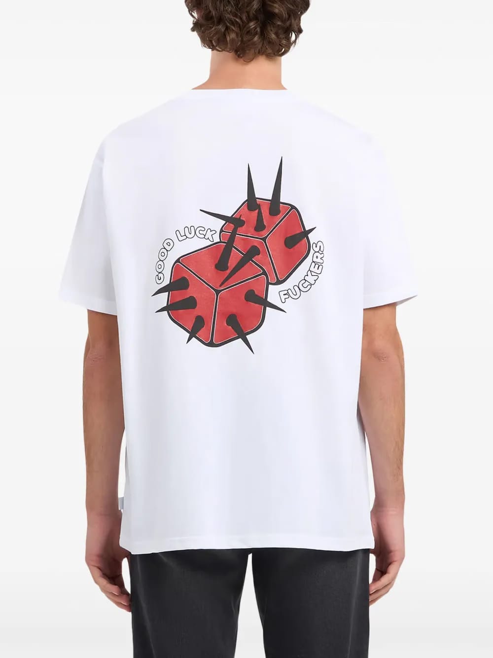 Spikey Dice oversized T-Shirt