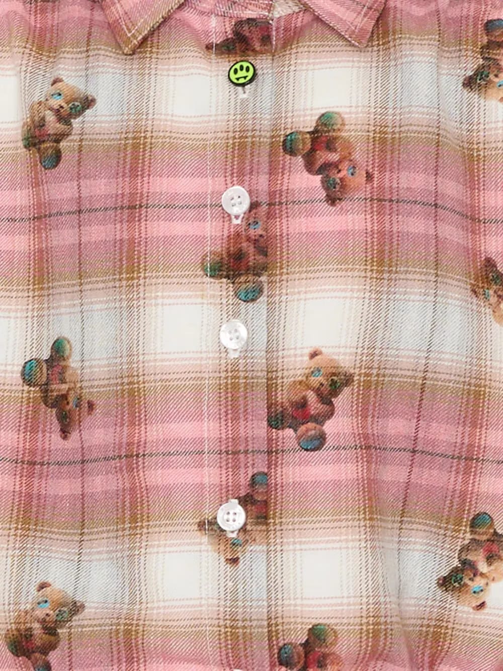 plaid long-sleeve top