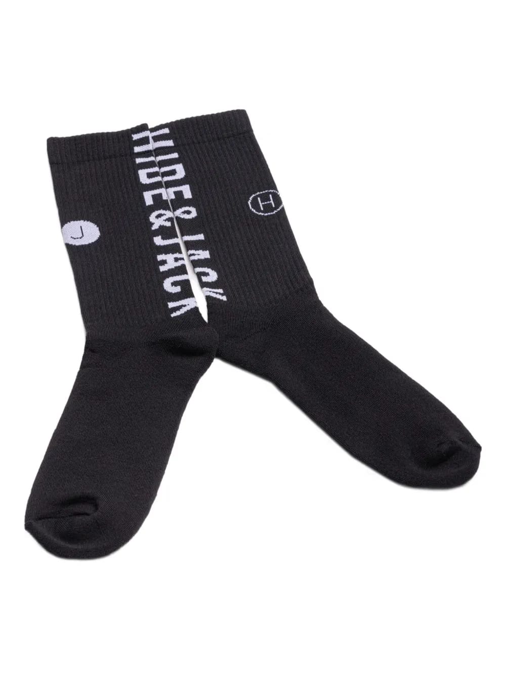 logo-detail rib socks