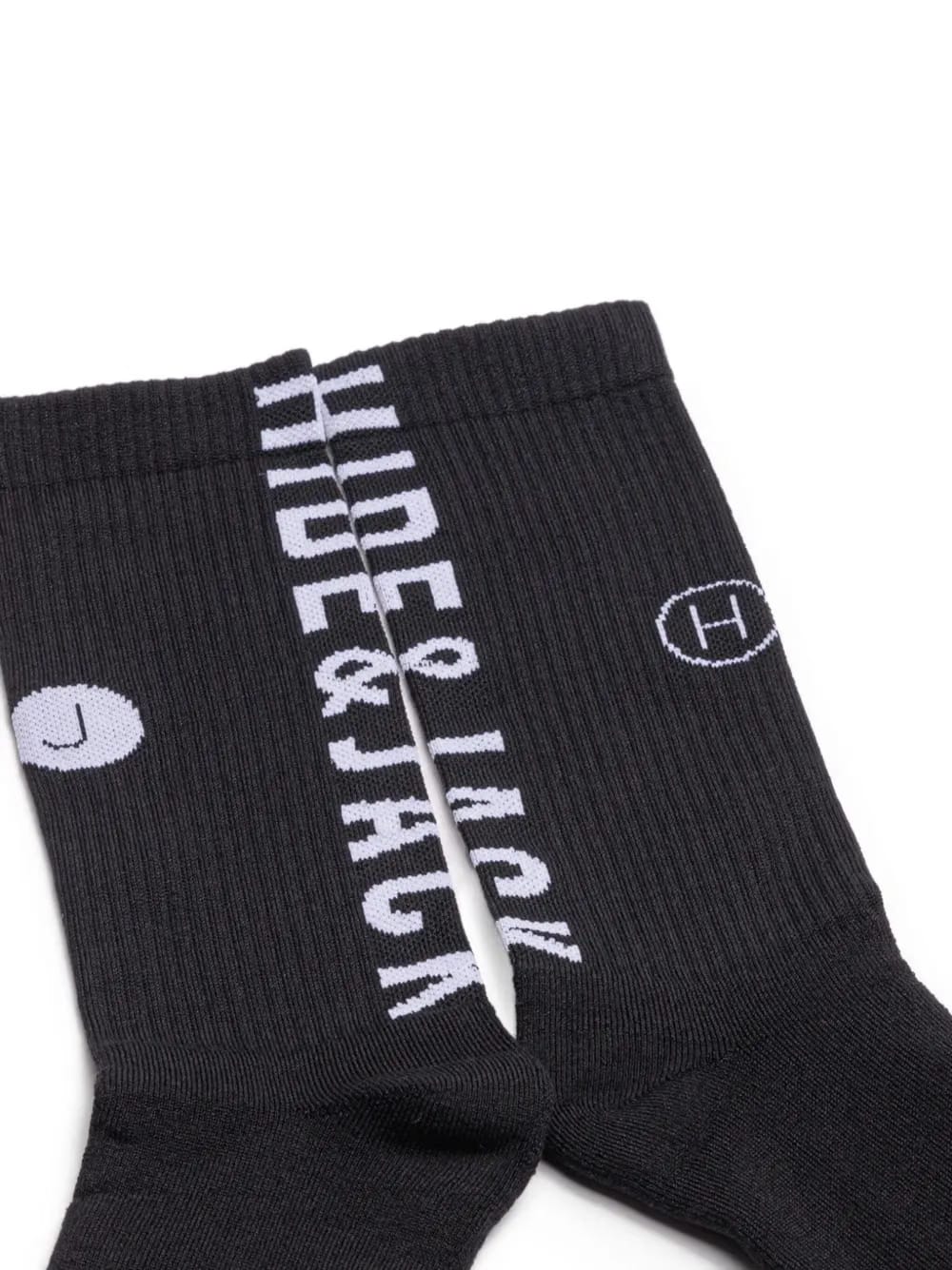 logo-detail rib socks