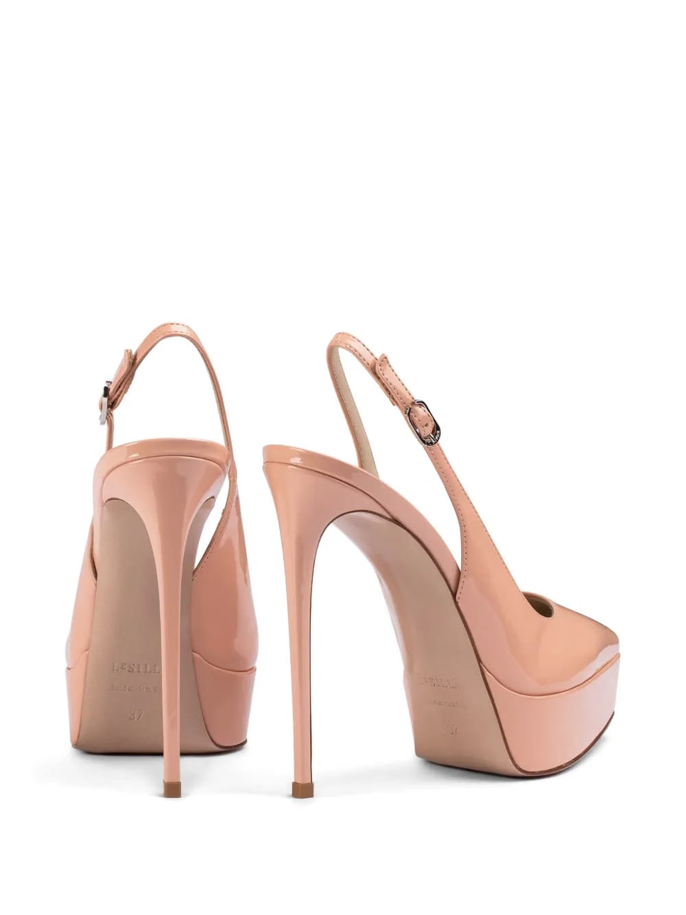 Uma slingback platform pumps