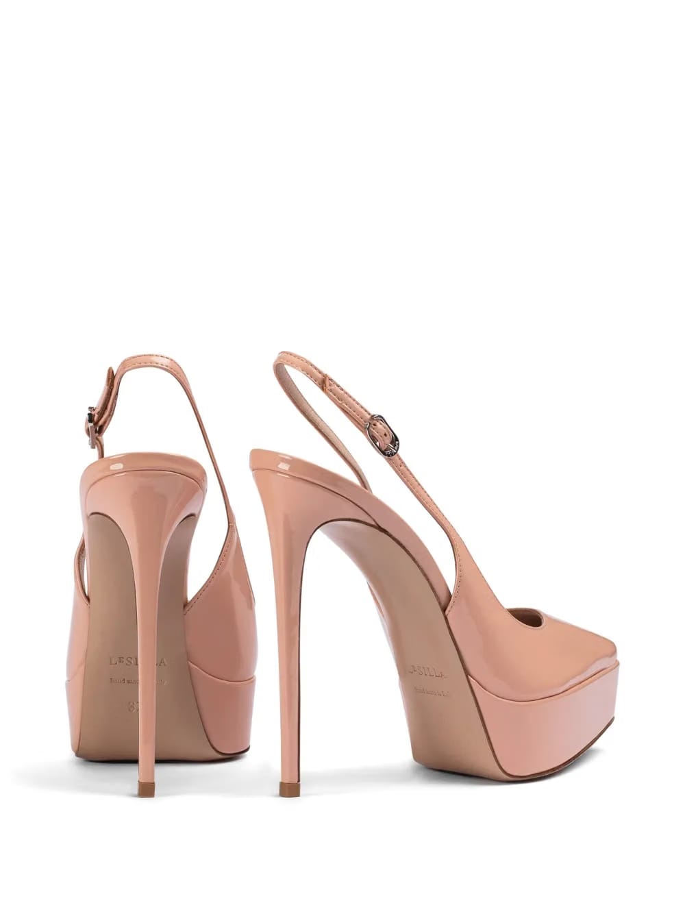 Uma slingback platform pumps