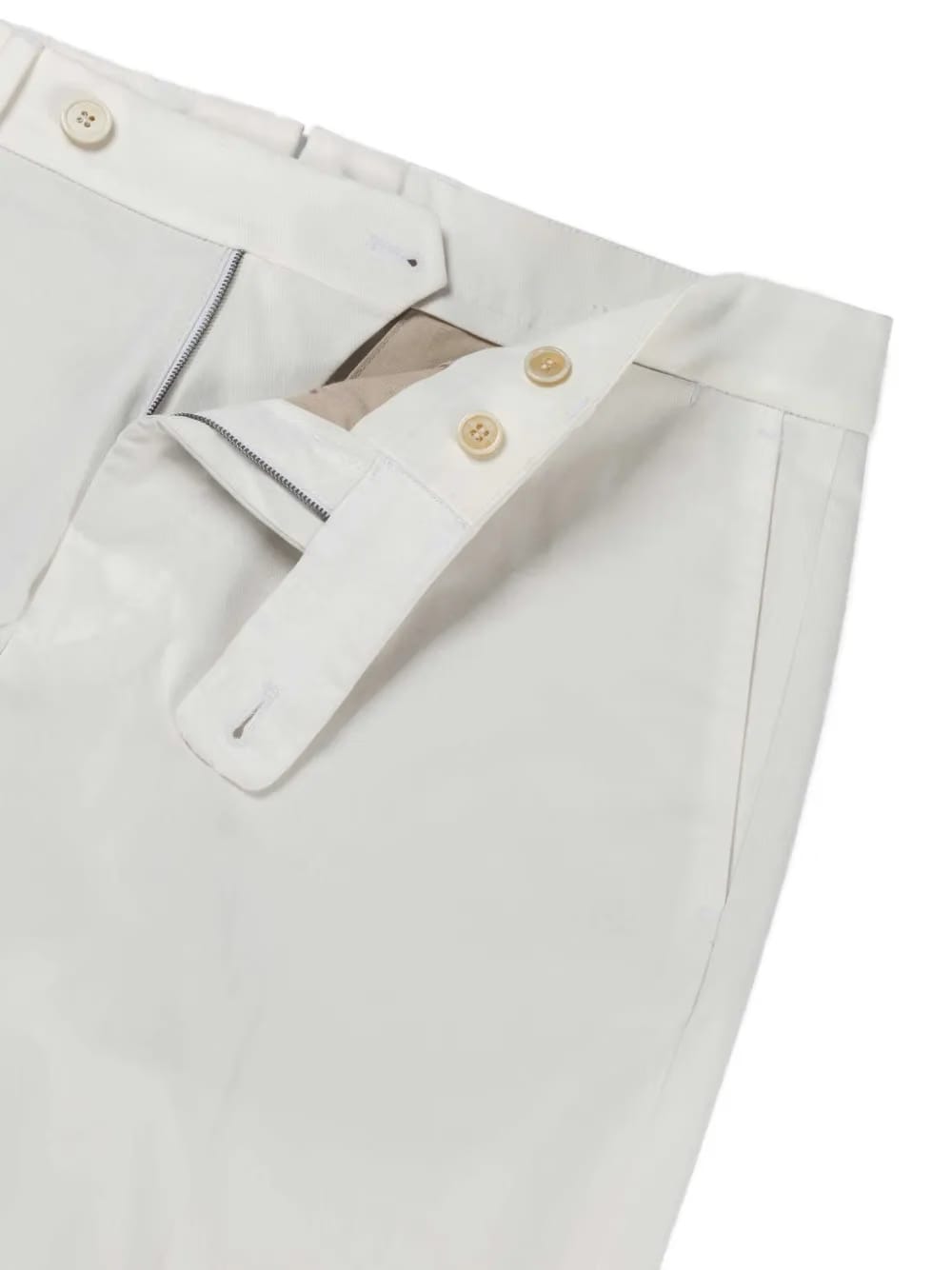 welt-pocket tapered trousers