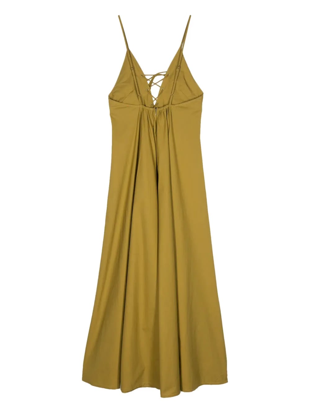 cotton poplin maxi dress