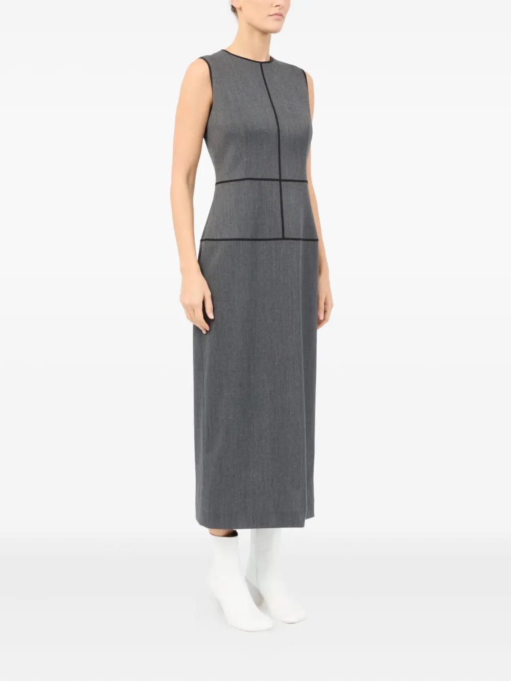 panelled sleeveless dress